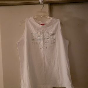 Nike sportswear 1972 tank top, silver, and white